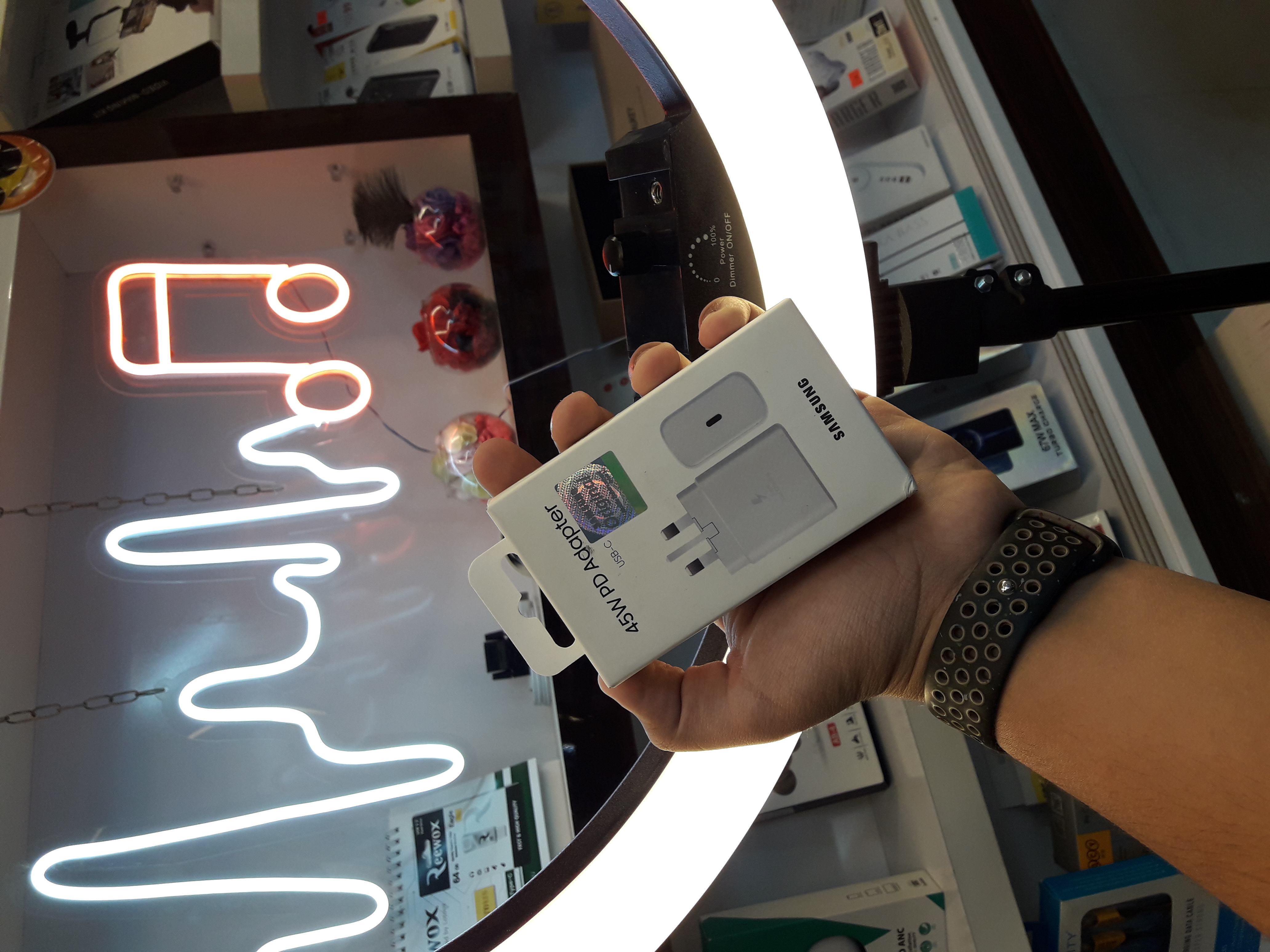 آداپتور شارژ سامسونگ 45W USB-C اورجینال
